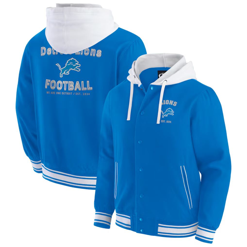 Men 2026 NFL Detroit Lions  jacket hoodie Blue 011->detroit lions->NFL Jersey